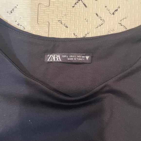 Zara high neck black bodysuit‎ size large - Picture 4 of 6